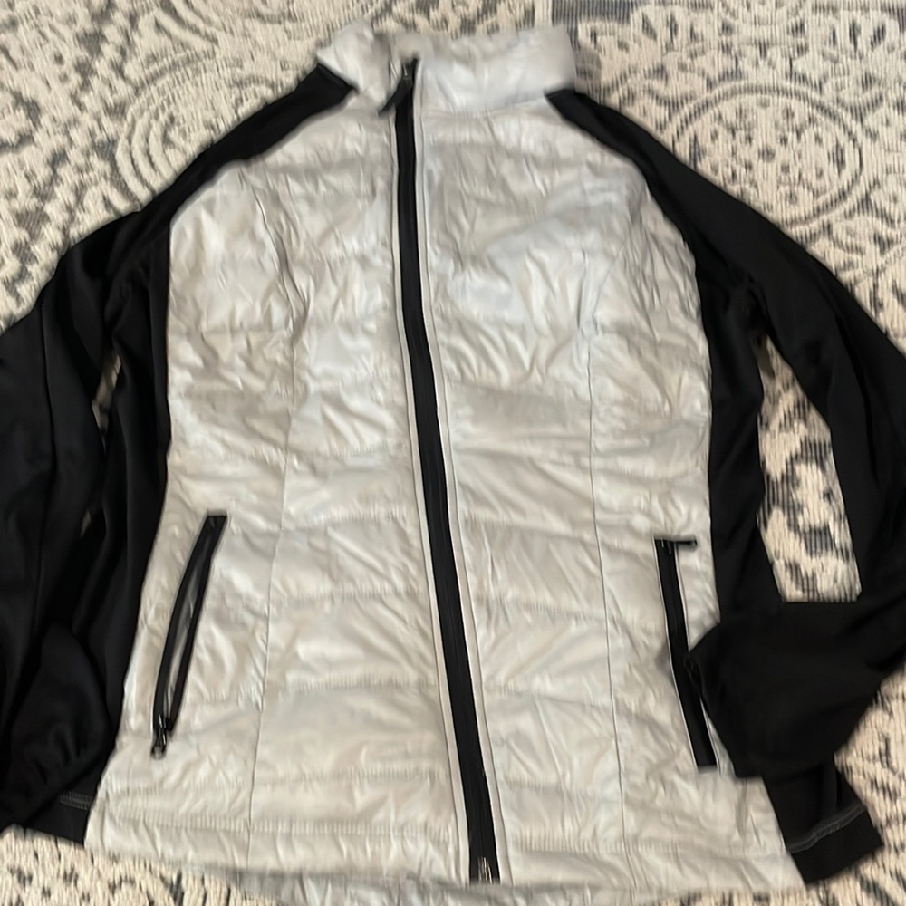 Calvin Klein performance jacket with asymmetrical zipper
